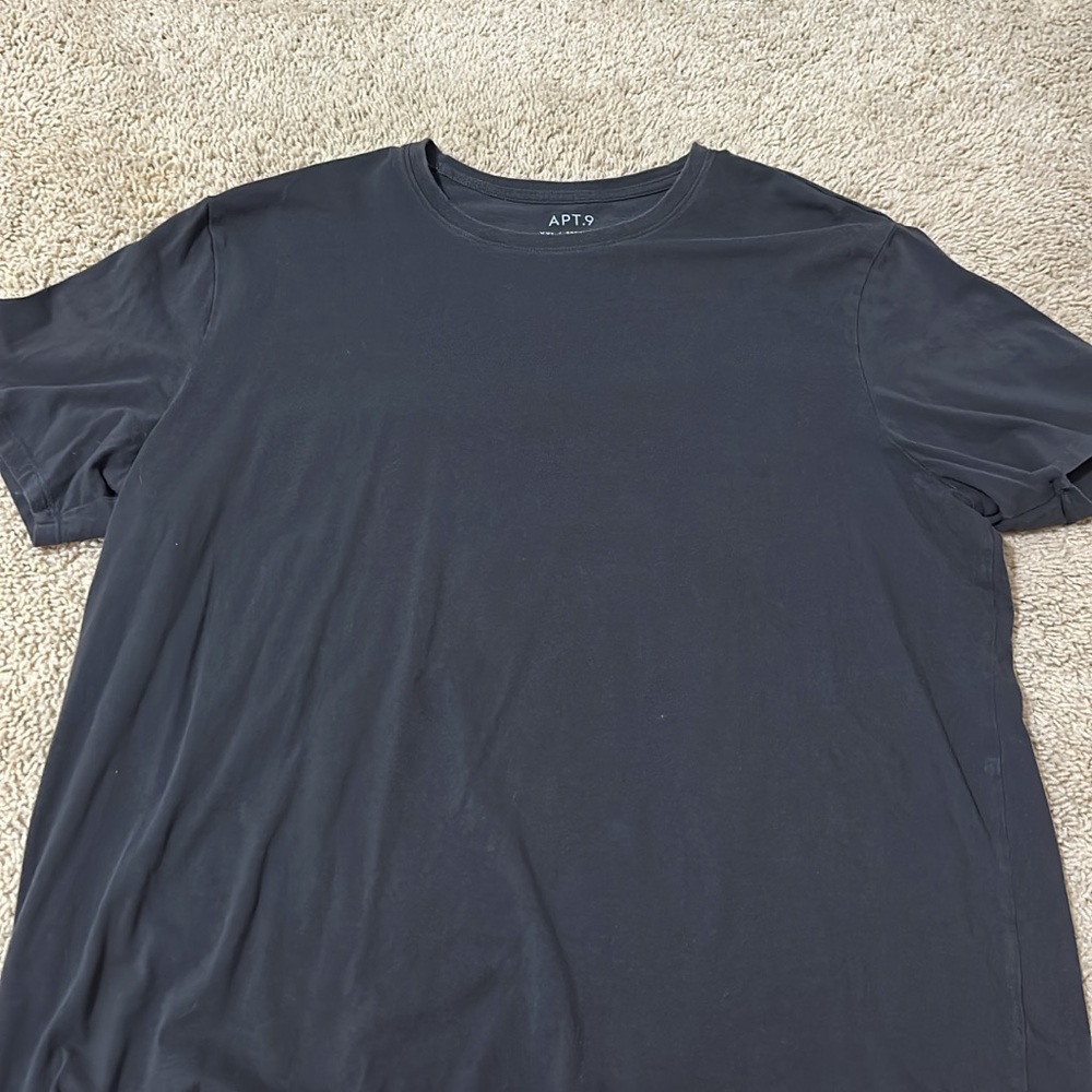Apt. 9 Men's Dark Gray Short Sleeve Tee